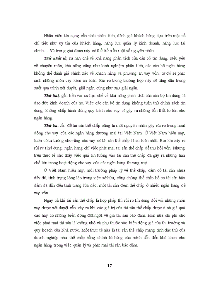 image for page Hạn chế rủi ro tín dụng tại Ngân hàng TMCP Á Châu – Phòng giao dịch Láng Thượng