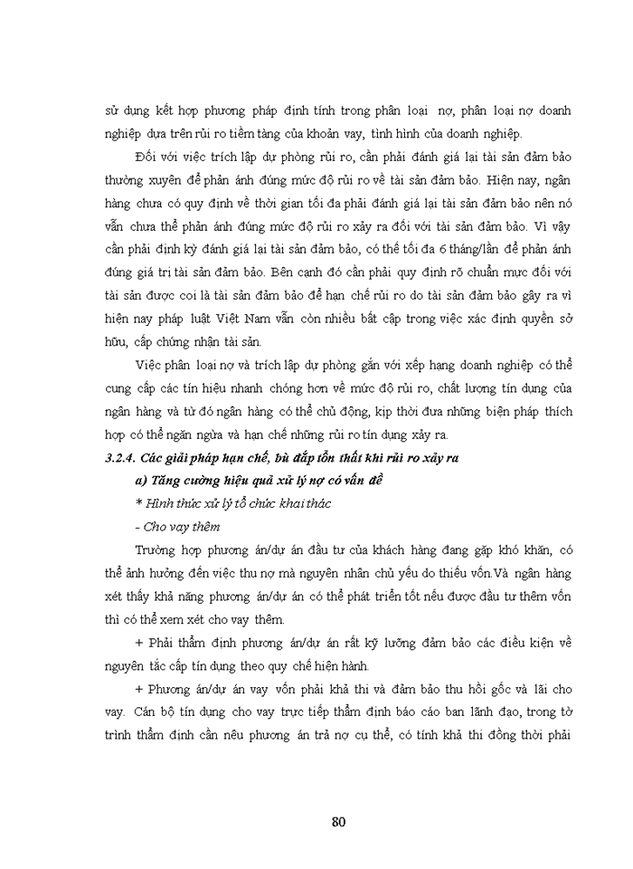 image for page Hạn chế rủi ro tín dụng tại Ngân hàng TMCP Á Châu – Phòng giao dịch Láng Thượng