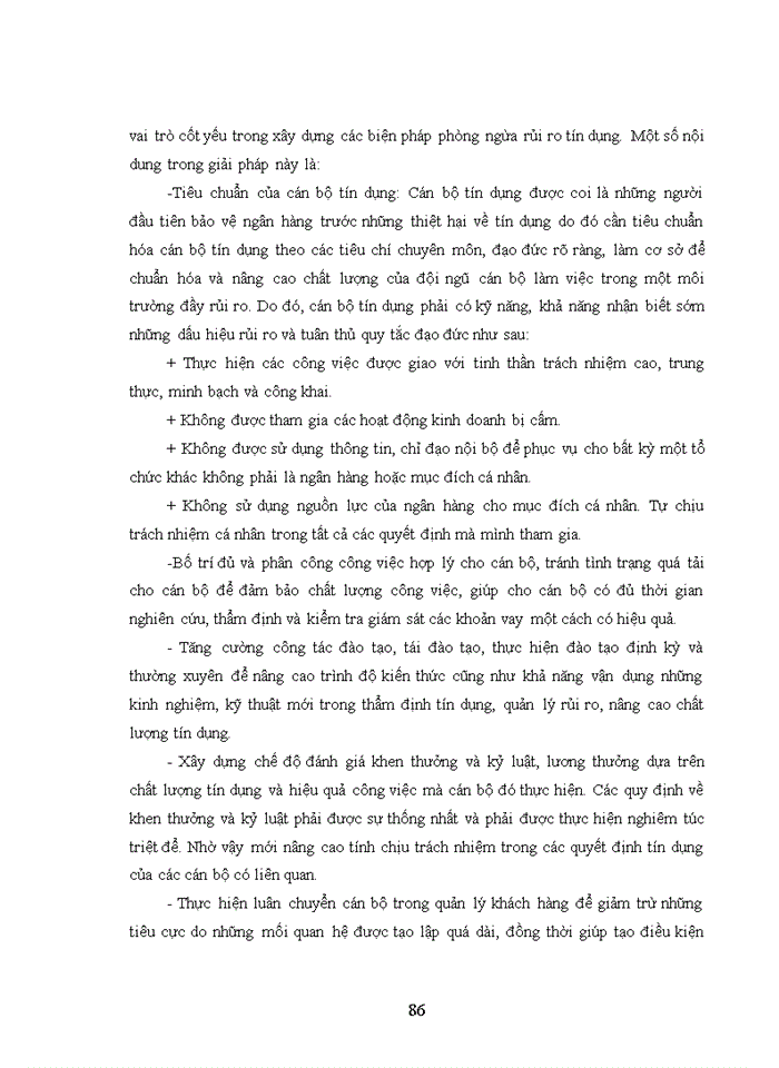 image for page Hạn chế rủi ro tín dụng tại Ngân hàng TMCP Á Châu – Phòng giao dịch Láng Thượng