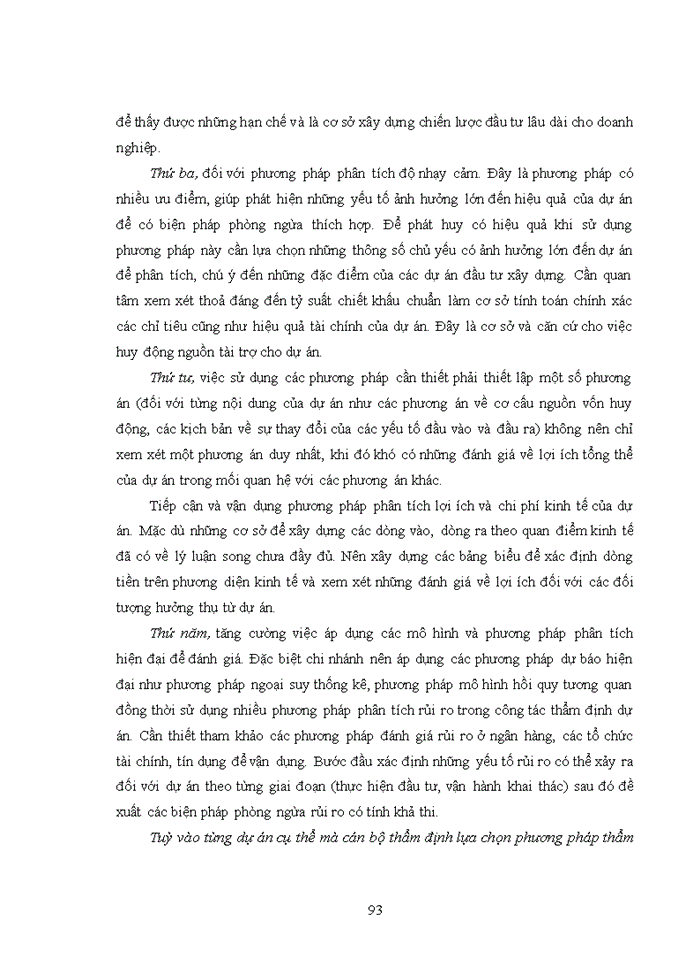 image for page Hoàn thiện công tác thẩm định dự án đầu tư của các doanh nghiệp tại Ngân hàng TMCP Đầu tư và phát triển Việt Nam-Chi nhánh Từ Sơn