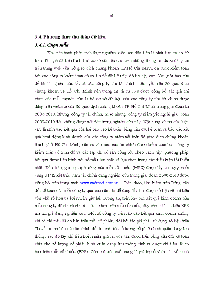 image for page Nghiên cứu mối quan hệ giữa thông tin kế toán và giá cổ phiếu của các công ty niêm yết trên Sở giao dịch Chứng khoán Thành phố Hồ Chí Minh