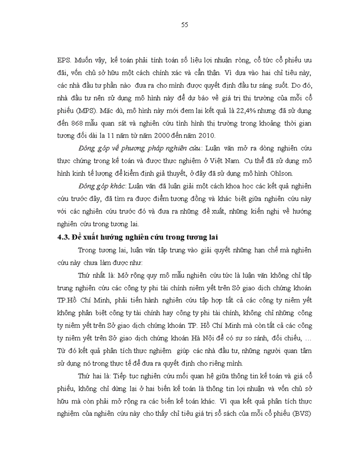 image for page Nghiên cứu mối quan hệ giữa thông tin kế toán và giá cổ phiếu của các công ty niêm yết trên Sở giao dịch Chứng khoán Thành phố Hồ Chí Minh