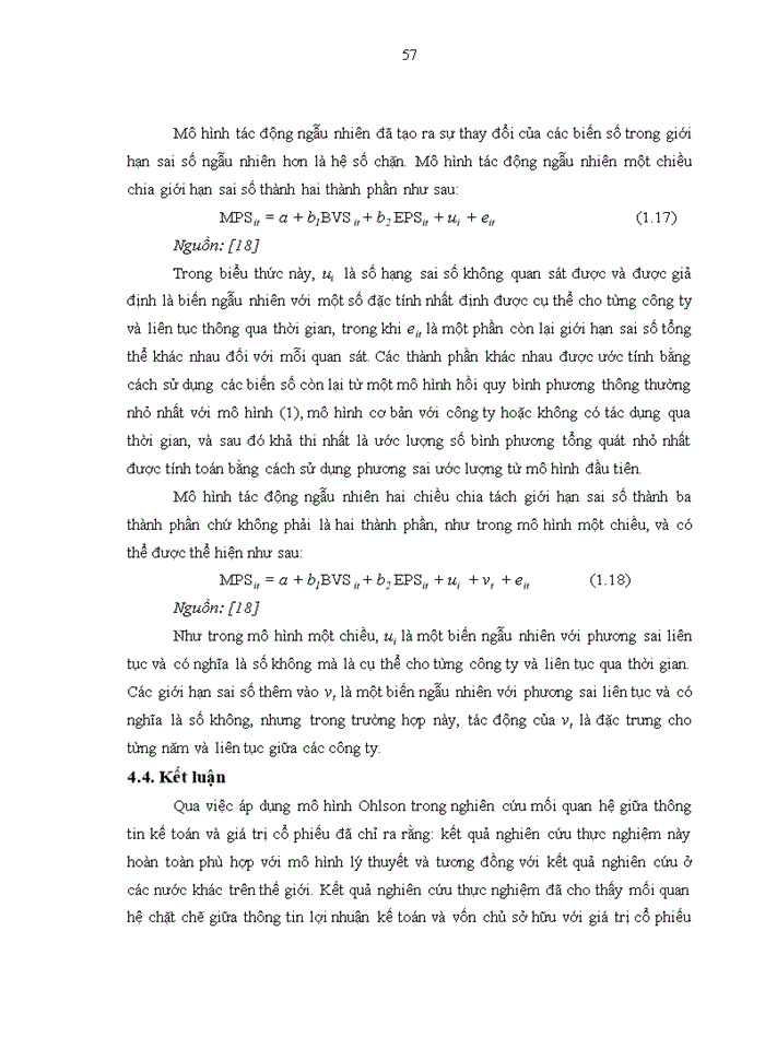 image for page Nghiên cứu mối quan hệ giữa thông tin kế toán và giá cổ phiếu của các công ty niêm yết trên Sở giao dịch Chứng khoán Thành phố Hồ Chí Minh