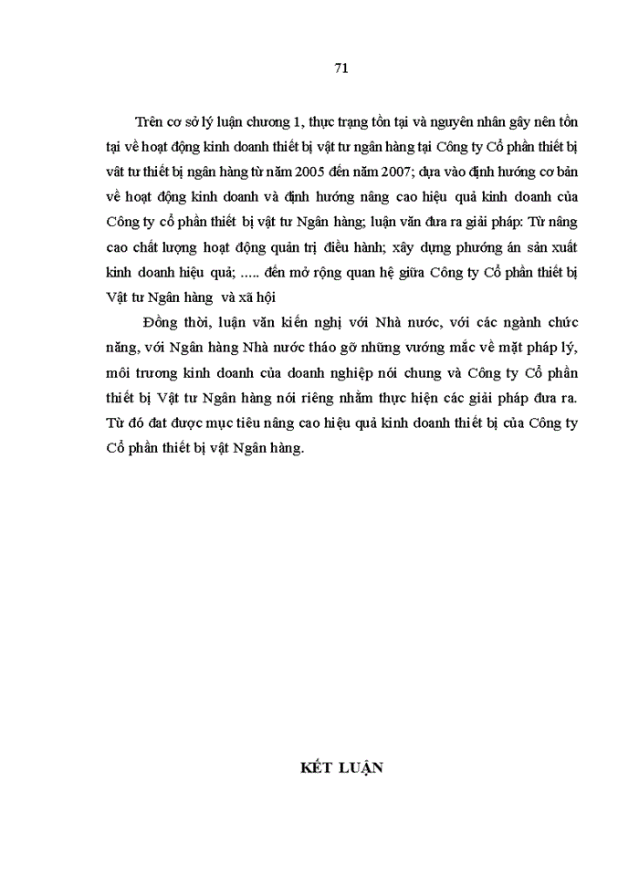image for page Giải pháp nâng cao hiệu quả hoạt động kinh doanh của Công ty cổ phần thiết bị vật tư Ngân hàng