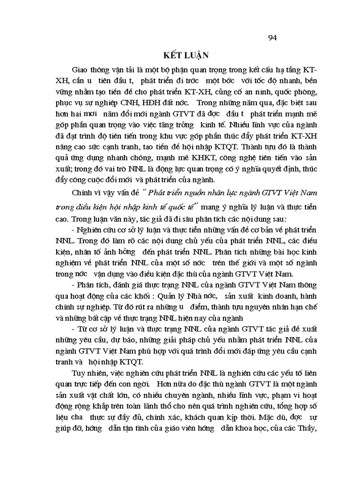 image for page Phát triển nguồn nhân lực ngành GTVT Việt nam trong điều kiện hội nhập kinh tế quốc tế