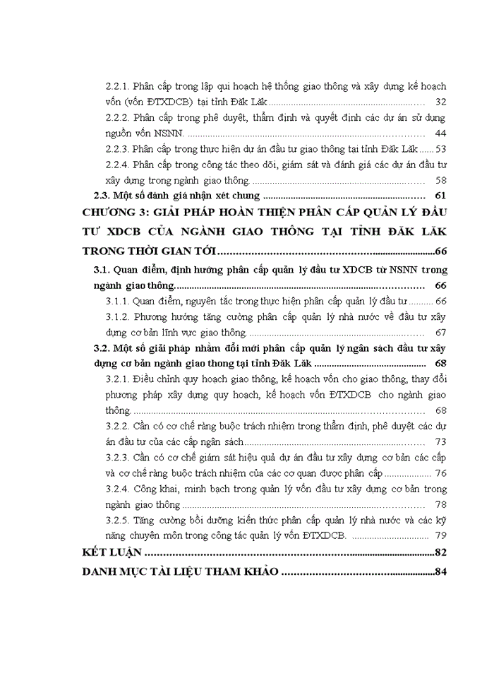 image for page Phân cấp quản lý ngân sách đầu tư xây dựng cơ bản của ngành giao thông tại tỉnh Đăk Lăk: Thực trạng và giải pháp