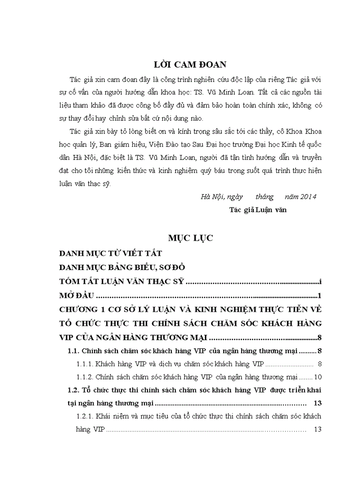 image for page Tổ chức thực thi chính sách chăm sóc khách hàng VIP tại Ngân hàng Nông nghiệp và Phát triển nông thôn Việt Nam tỉnh Hải Dương
