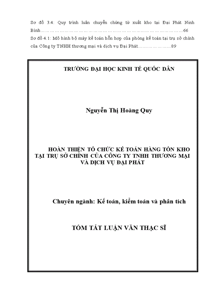 image for page Hoàn thiện tổ chức kế toán hàng tồn kho tại trụ sở chính của công ty tnhh thương mại và dịch vụ Đại Phát