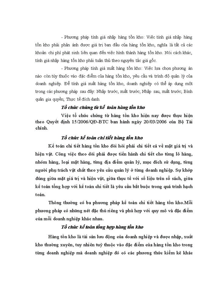 image for page Hoàn thiện tổ chức kế toán hàng tồn kho tại trụ sở chính của công ty tnhh thương mại và dịch vụ Đại Phát