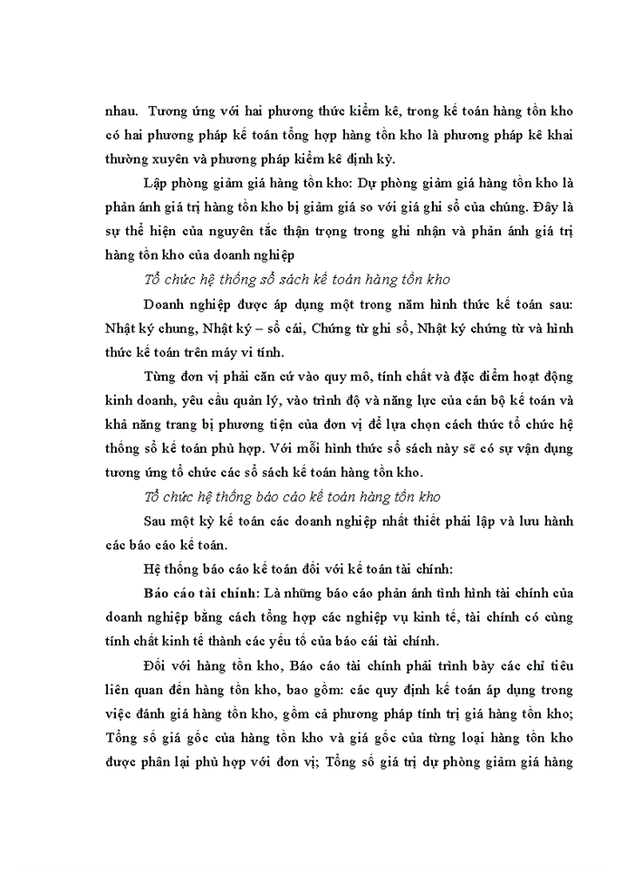 image for page Hoàn thiện tổ chức kế toán hàng tồn kho tại trụ sở chính của công ty tnhh thương mại và dịch vụ Đại Phát