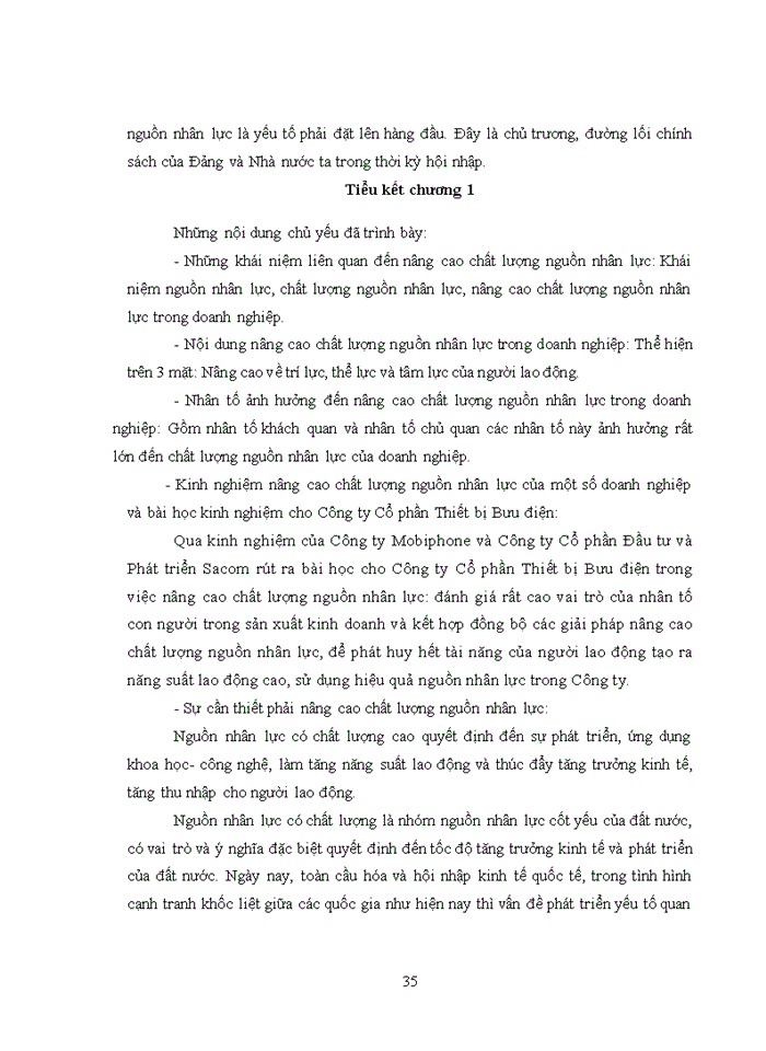 image for page Nâng cao chất lượng nguồn nhân lực tại Công ty Cổ phần Thiết bị Bưu điện