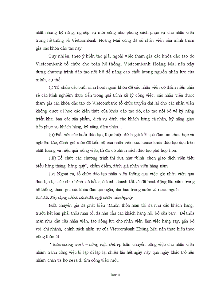 image for page Nâng cao chất lượng dịch vụ đối với khách hàng cá nhân tại Ngân hàng TMCP Ngoại thương Chi nhánh Hoàng Mai