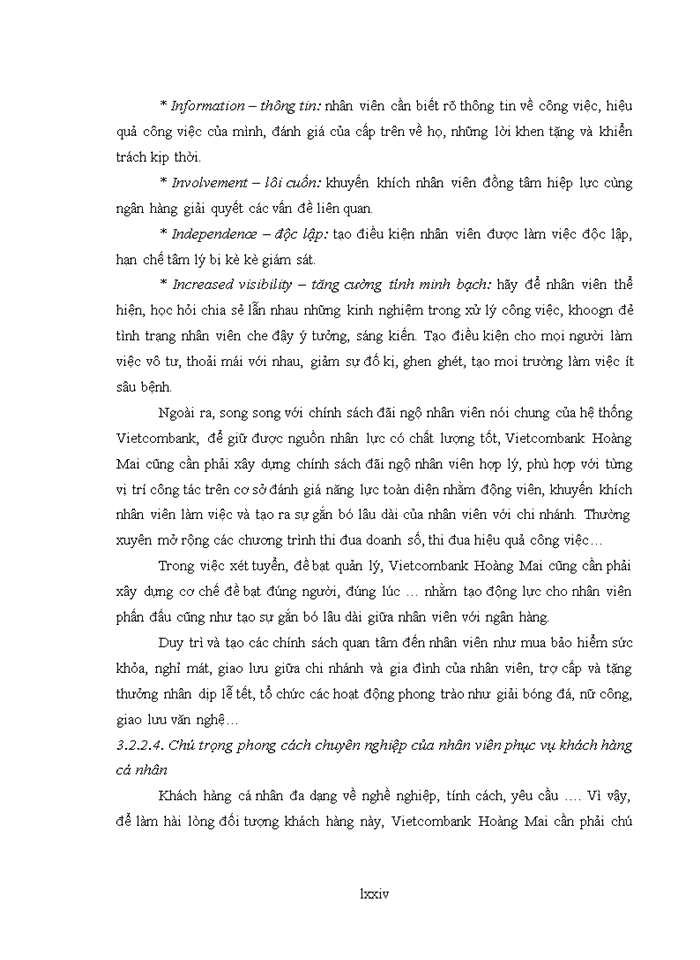 image for page Nâng cao chất lượng dịch vụ đối với khách hàng cá nhân tại Ngân hàng TMCP Ngoại thương Chi nhánh Hoàng Mai