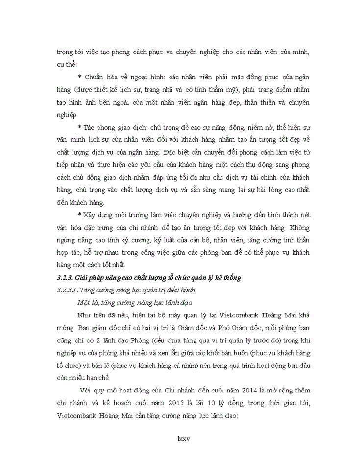 image for page Nâng cao chất lượng dịch vụ đối với khách hàng cá nhân tại Ngân hàng TMCP Ngoại thương Chi nhánh Hoàng Mai