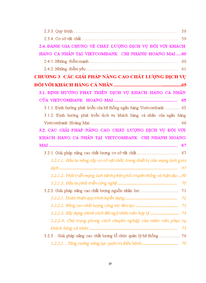 image for page Nâng cao chất lượng dịch vụ đối với khách hàng cá nhân tại Ngân hàng TMCP Ngoại thương Chi nhánh Hoàng Mai