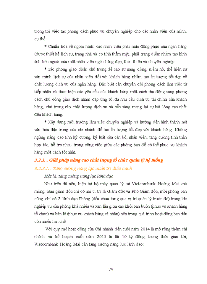image for page Nâng cao chất lượng dịch vụ đối với khách hàng cá nhân tại Ngân hàng TMCP Ngoại thương Chi nhánh Hoàng Mai