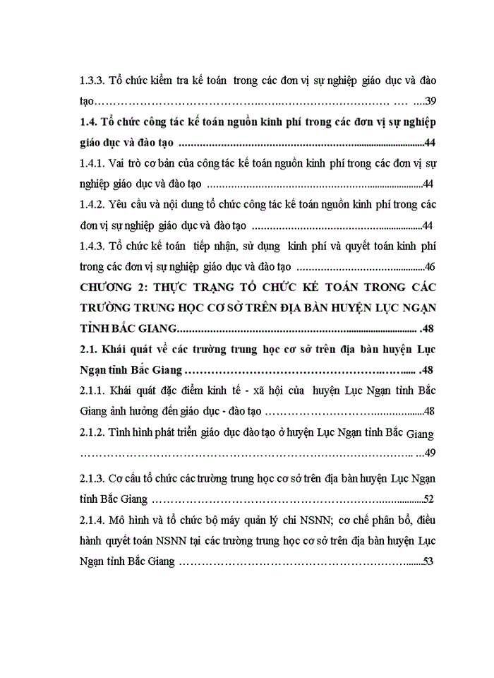 image for page Hoàn thiện tổ chức kế toán trong các trường trung học cơ sở trên địa bàn huyện Lục Ngạn tỉnh Bắc Giang