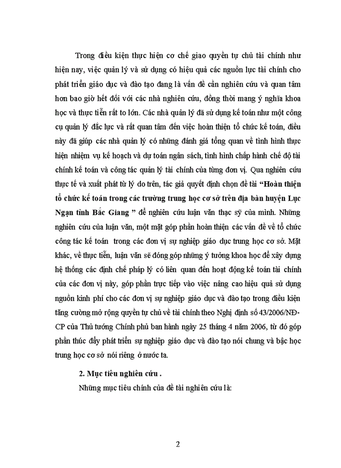 image for page Hoàn thiện tổ chức kế toán trong các trường trung học cơ sở trên địa bàn huyện Lục Ngạn tỉnh Bắc Giang