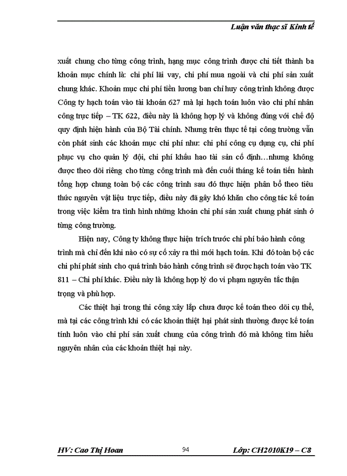 image for page Hoàn thiện công tác kế toán chi phí, doanh thu và xác định kết quả kinh doanh tại công ty cổ phần kỹ thuật công trình Việt Nam