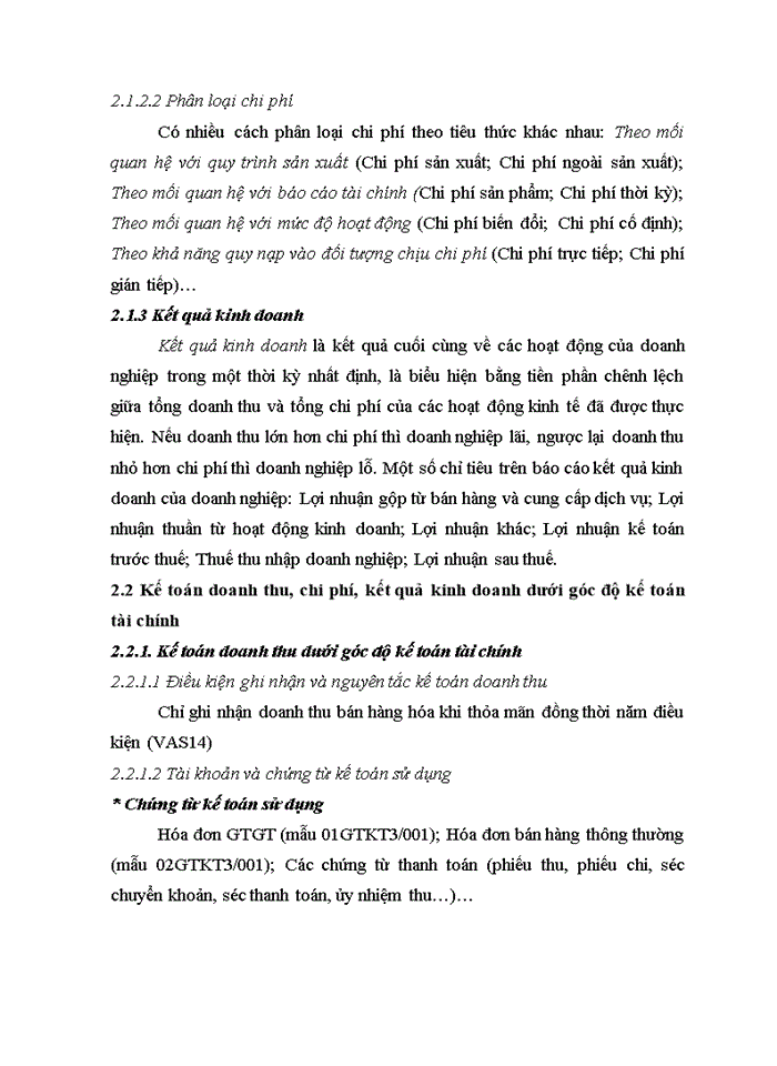 image for page Hoàn thiện kế toán doanh thu, chi phí và kết quả kinh doanh tại công ty TNHH xây dựng và thương mại Việt Thành