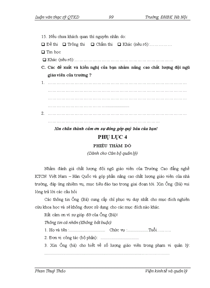 image for page Phân tích thực trạng và đề xuất giải pháp nhằm phát triển nguồn nhân lực cho Trường Cao đẳng nghề KTCN Việt Nam – Hàn Quốc giai đoạn 2012 - 2017.