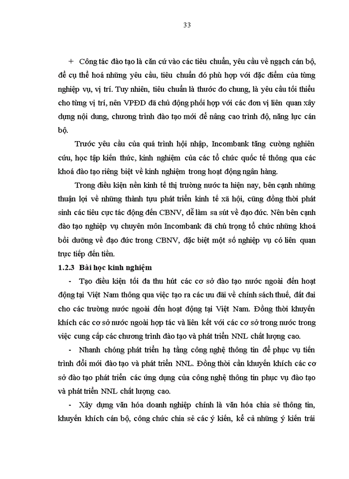 image for page Quá trình đào tạo và phát triển nguồn nhân lực của Ngân hàng Đầu tư và Phát triển Việt Nam (1995 – 2005):  Thực trạng, kinh nghiệm và giải pháp