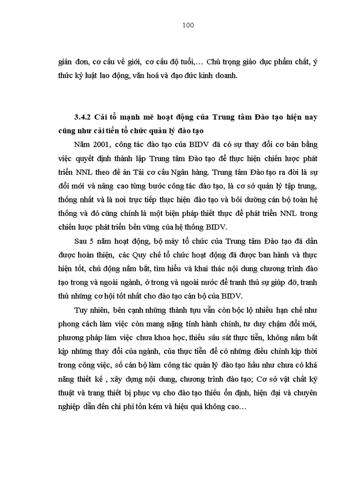 image for page Quá trình đào tạo và phát triển nguồn nhân lực của Ngân hàng Đầu tư và Phát triển Việt Nam (1995 – 2005):  Thực trạng, kinh nghiệm và giải pháp