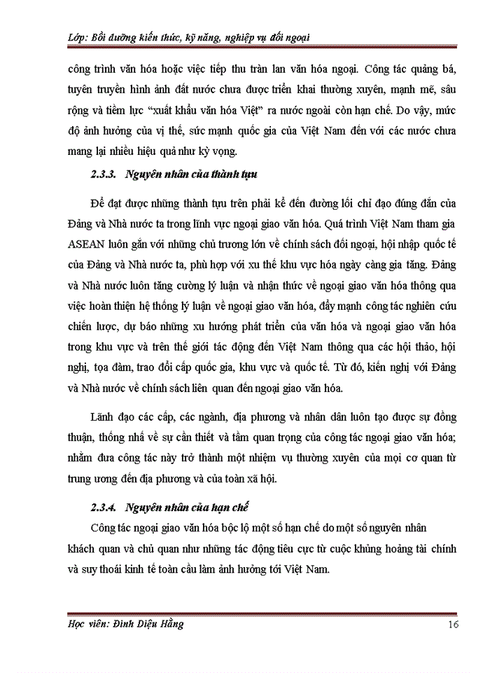 image for page Thực trạng chính sách ngoại giao văn hóa của Việt Nam với các quốc gia trong khu vực ASEAN giai đoạn 2010-2015