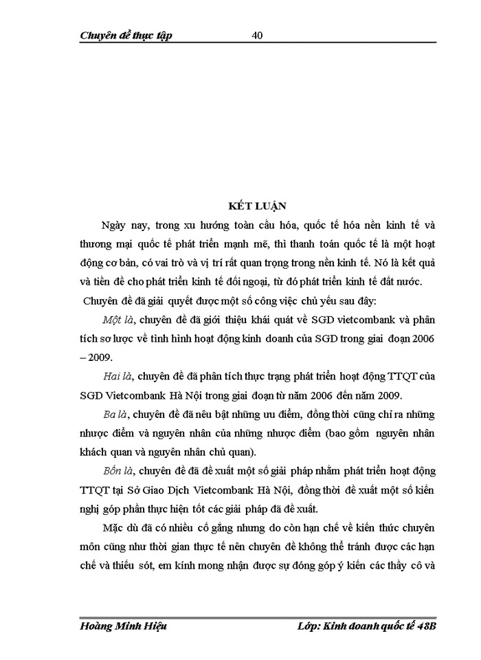 image for page Giải pháp phát triển hoạt động thanh toán quốc tế tại Sở giao dịch của NHTMCP Ngoại thương Việt Nam