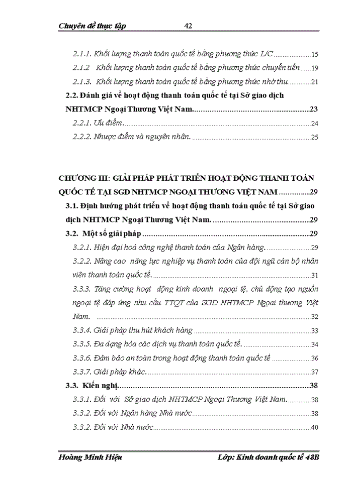 image for page Giải pháp phát triển hoạt động thanh toán quốc tế tại Sở giao dịch của NHTMCP Ngoại thương Việt Nam