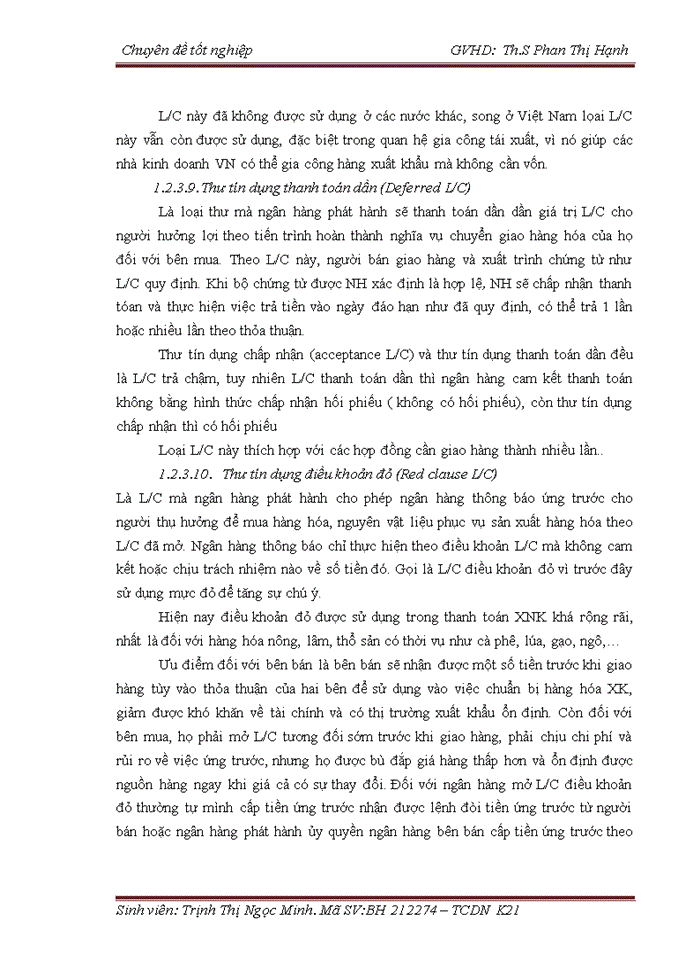 image for page Phát triển hoạt động thanh toán quốc tế theo phương thức tín dụng chứng từ tại ngân hàng đầu tư và phát triển Việt Nam chi nhánh Quang Trung