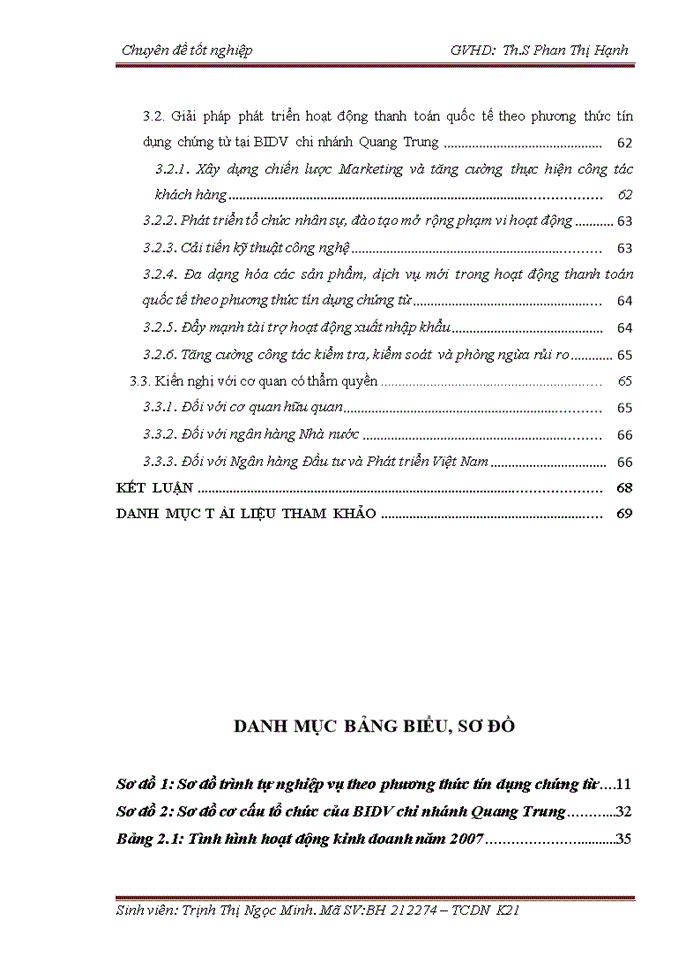 image for page Phát triển hoạt động thanh toán quốc tế theo phương thức tín dụng chứng từ tại ngân hàng đầu tư và phát triển Việt Nam chi nhánh Quang Trung