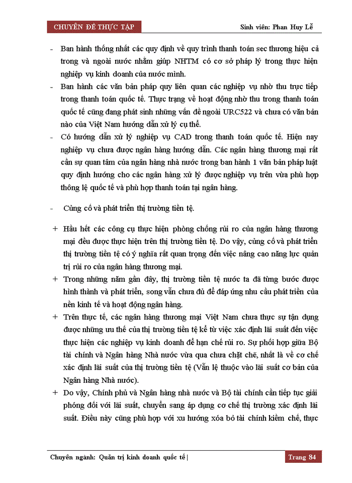 image for page Quản trị rủi ro trong thanh toán quốc tế tại Ngân hàng Đầu tư và Phát triển Việt Nam ( BIDV )  – Chi nhánh Hà Thành