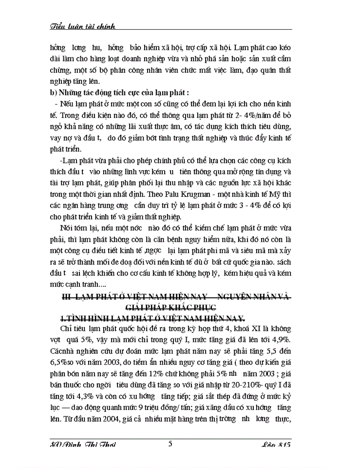 image for page Lạm phát tác động như thế nào tới nền kinh tế cũng như đời sống nhân dân