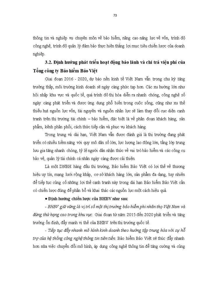 image for page Hoạt động Bảo lãnh và chi trả viện phí tại Tổng công ty Bảo hiểm Bảo Việt