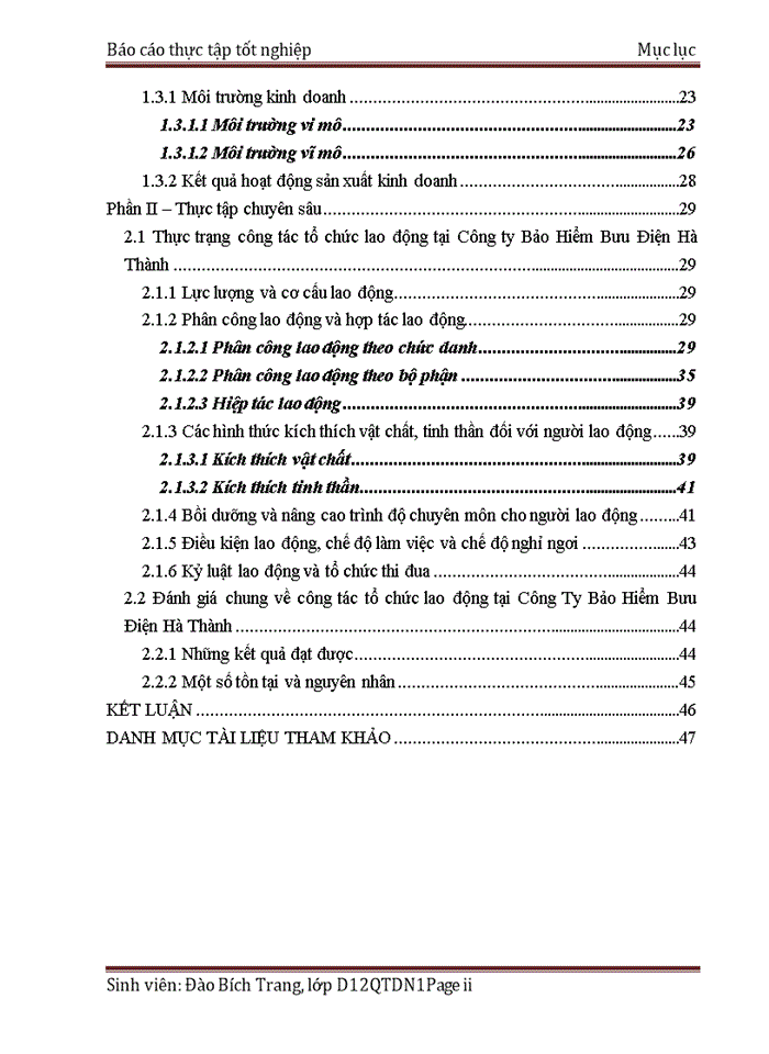 Báo cáo thực tập tổng hợp công ty Bảo Hiểm Bưu Điện Hà Thành