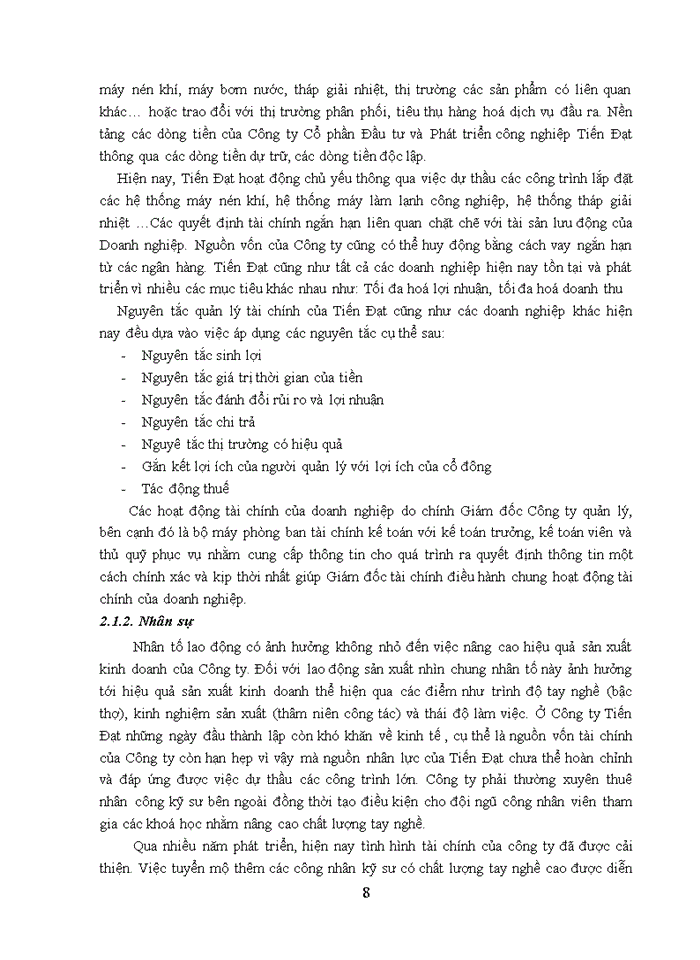 image for page Phương hướng và mục tiêu của công ty Cổ phần Đầu tư và Phát triển công nghiệp Tiến Đạ