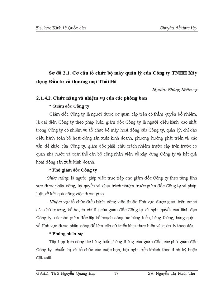 image for page Nâng cao khả năng thắng thầu tại Công ty TNHH Xây dựng Đầu tư và Thương  mại Thái Hà