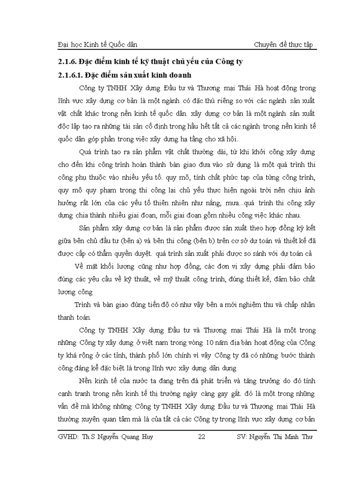 image for page Nâng cao khả năng thắng thầu tại Công ty TNHH Xây dựng Đầu tư và Thương  mại Thái Hà