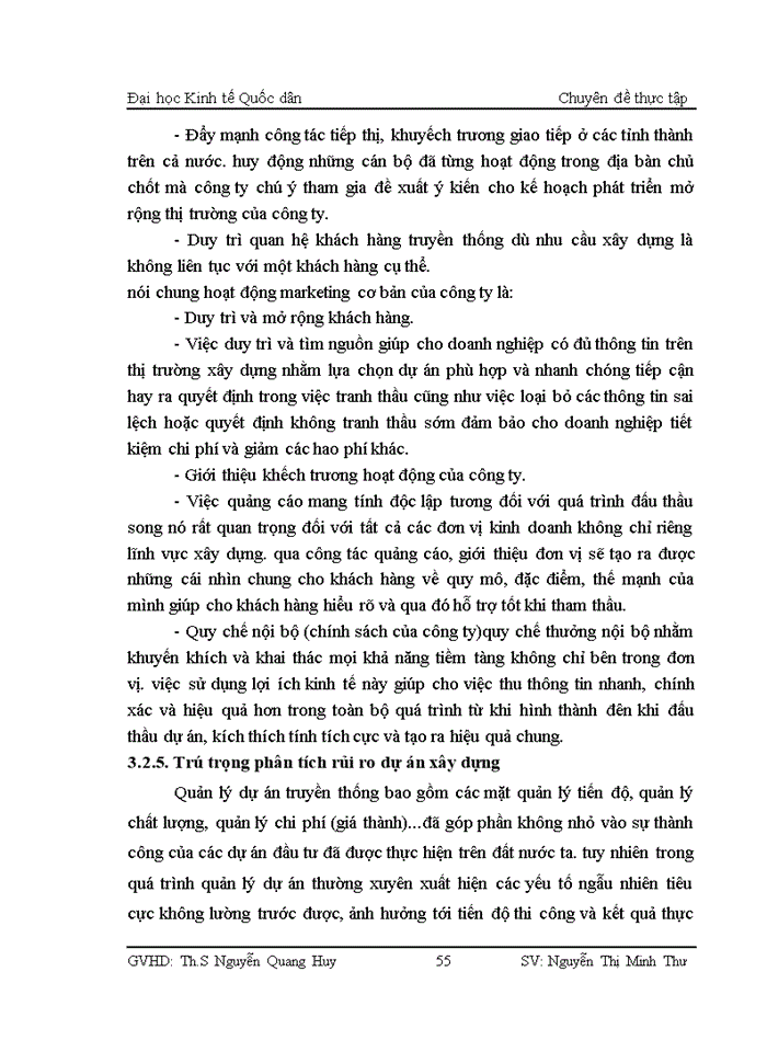 image for page Nâng cao khả năng thắng thầu tại Công ty TNHH Xây dựng Đầu tư và Thương  mại Thái Hà