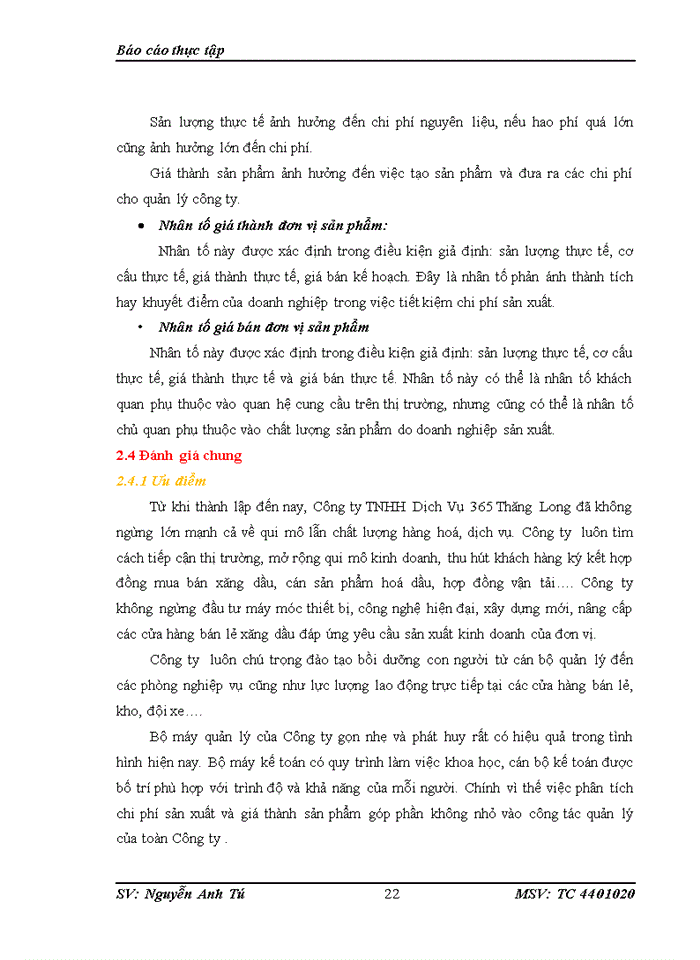 image for page Hoàn thiện công tác tính chi phí sản xuất kinh doanh của công ty TNHH dịch vụ 365 Thăng Long