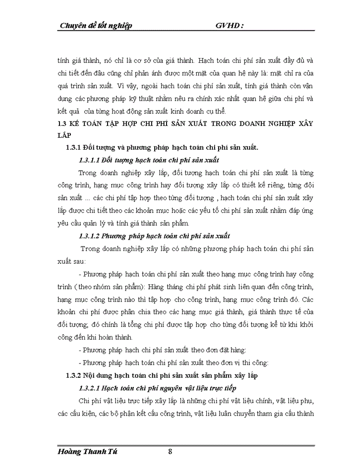 image for page Tổ chức công tác kế toán chi phí sản xuất và tính giá thành sản phẩm tại Công ty Cổ phần kinh doanh Vật tư và Xây dựng