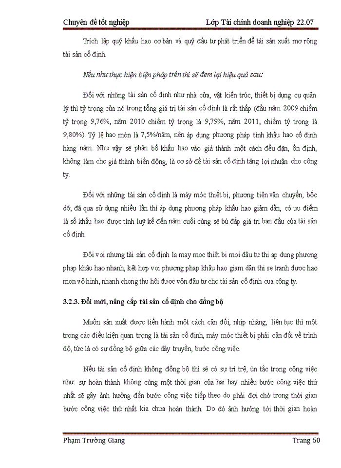 image for page Nâng cao hiệu quả sử dụng tài sản cố định tại Công ty Cổ phần GP9 Hà Nội