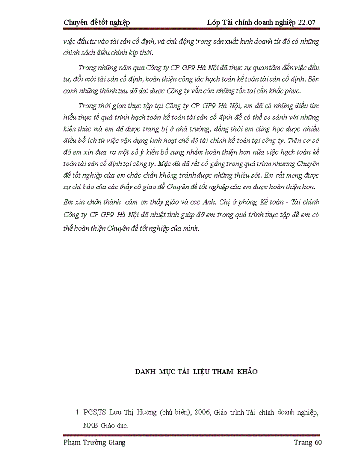 image for page Nâng cao hiệu quả sử dụng tài sản cố định tại Công ty Cổ phần GP9 Hà Nội