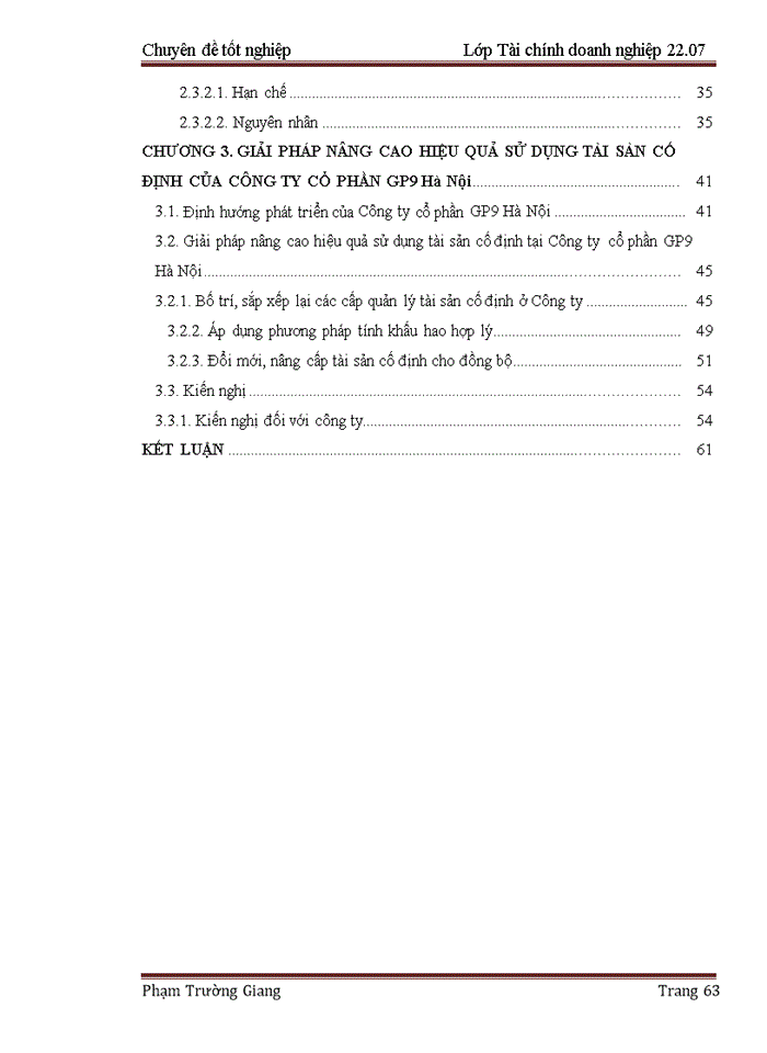 image for page Nâng cao hiệu quả sử dụng tài sản cố định tại Công ty Cổ phần GP9 Hà Nội