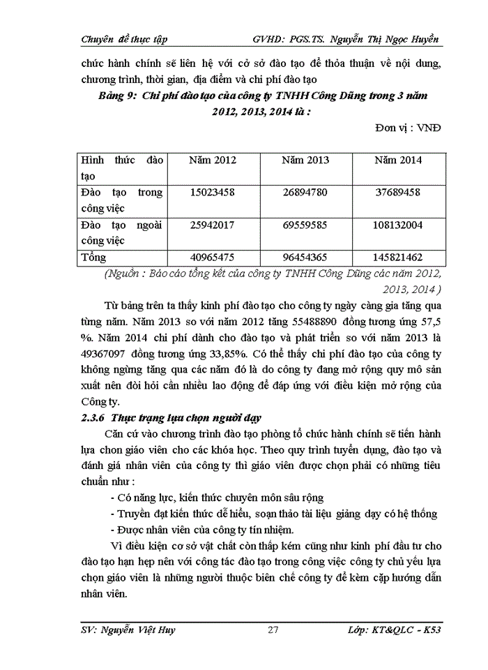 image for page Đào tạo và phát triển nguồn nhân lực tại công ty TNHH Công Dũng