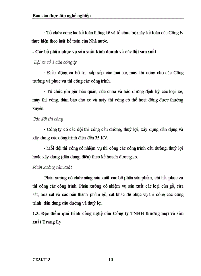 image for page Báo cáo thực tập tổng hợp công ty TNHH thương mại và sản xuất Trang Ly