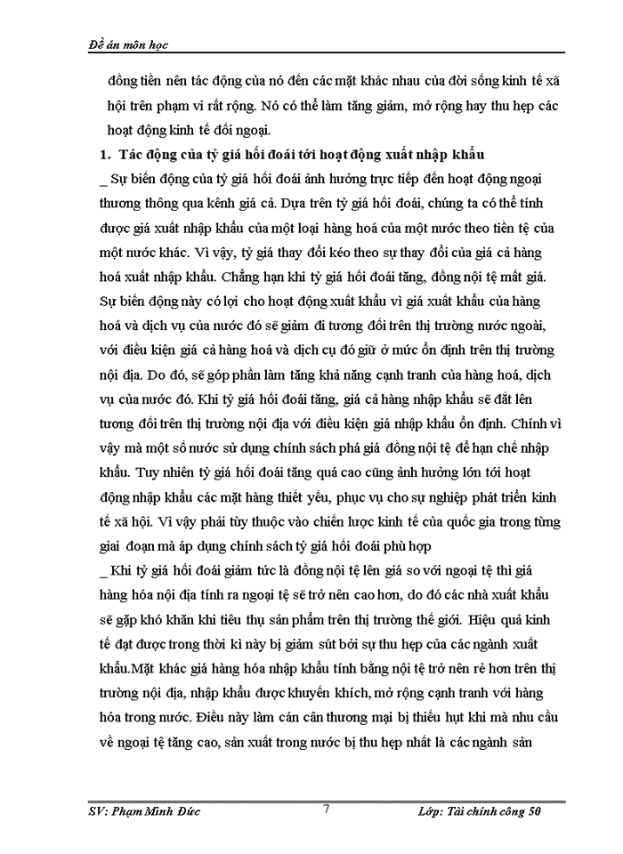 image for page Tỷ giá hối đoái và chính sách điều hành tỷ giá của NHTW Việt Nam