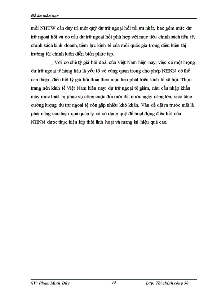 image for page Tỷ giá hối đoái và chính sách điều hành tỷ giá của NHTW Việt Nam