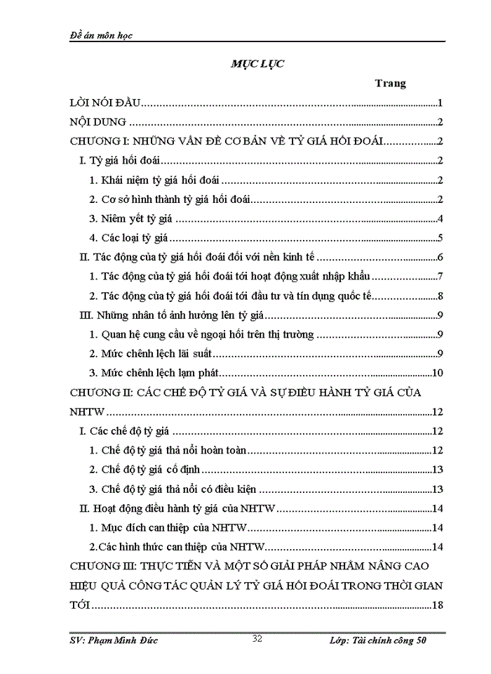 image for page Tỷ giá hối đoái và chính sách điều hành tỷ giá của NHTW Việt Nam